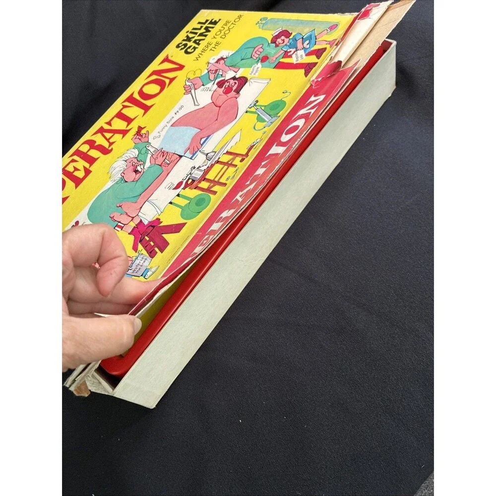 OPERATION Game Vintage 1965 Smoking Doctor Graphic Replacement Parts NOT Working